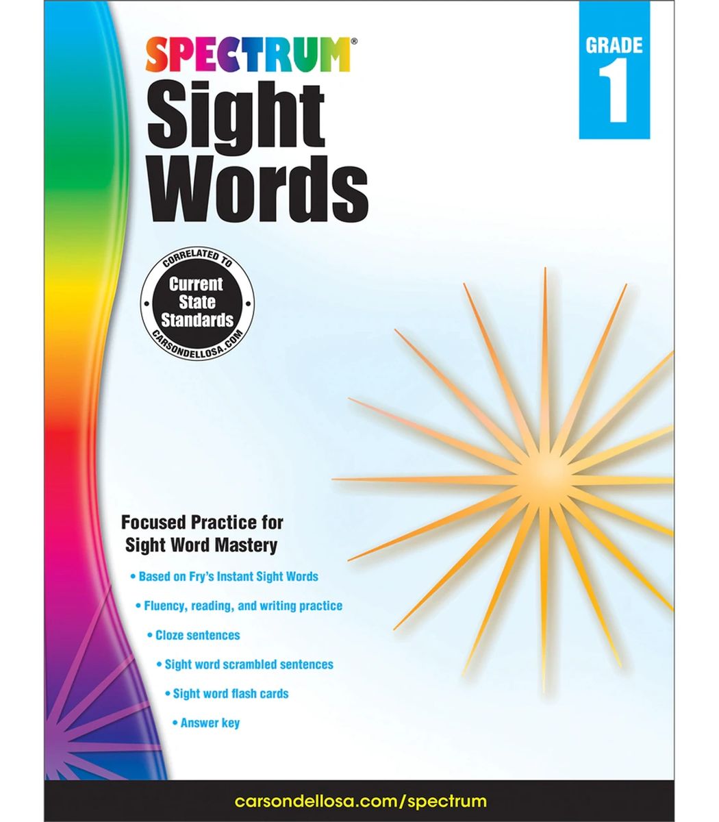spectrum-sight-words-grade-1